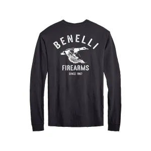 Benelli Men's All American Long Sleeve T Shirt Black 2XL