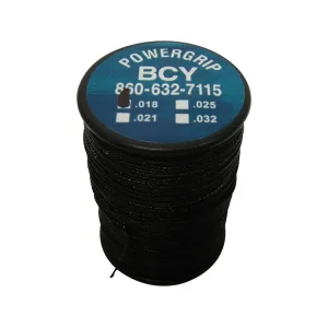 BCY Power Grip Bow String Serving Black .018" 100yds