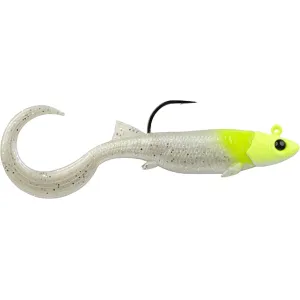 Berkley PowerBait Minnotator Grub 2.5" Swimbait Lemon Head Glow