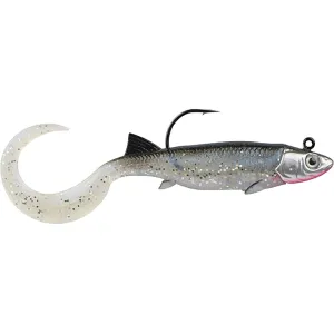 Berkley PowerBait Minnotator Grub 2" Swimbait Silver Smelt