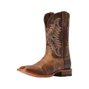 Ariat Point Ryder Cowboy Boots Leather Dry Creek Tan Men's 10.5 D