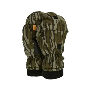Muddy Outdoors Men's Enhance Heat Pop Top Mittens Mossy Oak Bottomland Medium