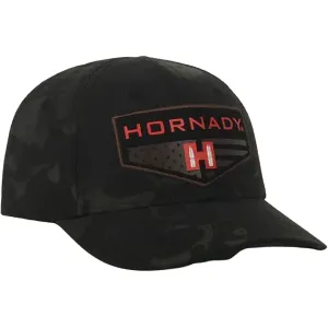 Hornady Men's Logo Hat Black Camo One Size Fits Most