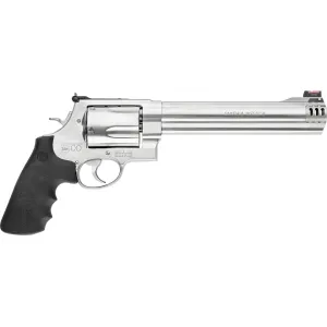 Smith & Wesson Model 500 500 S&W Magnum Revolver 8.38" Stainless Barrel 5 Round Black Grip