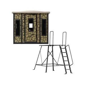 Muddy Penthouse Box Blind with Elite 5' Tower