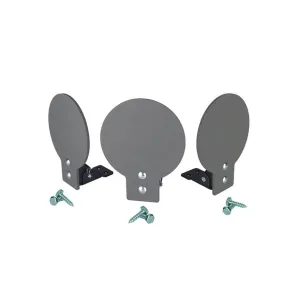 Challenge Targets DIY Handgun Auto-Reset 8" Plates AR500 Steel Set of 3