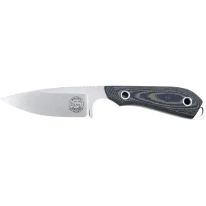 White River Knives M1 Caper Fixed Blade Knife 3" Drop Point CPM MagnaCut Stonewashed Blade Micarta Handle Olive/Black