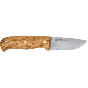 Helle Wabakimi Sleipner Fixed Blade Knife 3.14" Drop Point Uddeholm Sleipner Satin Blade Birch Handle Brown