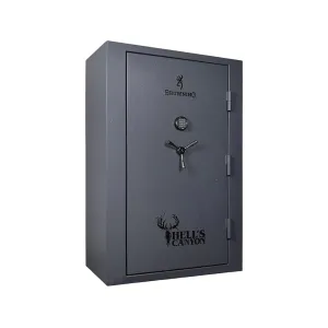 Browning Hell's Canyon Fire-Resistant 49 Gun Plus Safe Electronic Lock Textured Charcoal