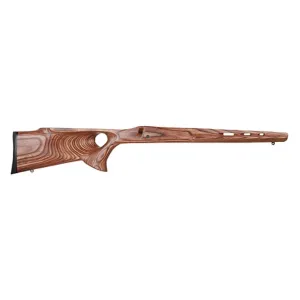 Boyds Featherweight Thumbhole Stock for Remington 700 BDL Long Action Factory Barrel Channel Brown