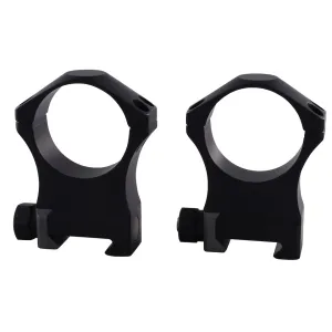 Nightforce X-Treme Duty Ultralite 4 Hole Picatinny 34mm Scope Rings Matte Black Extreme-High