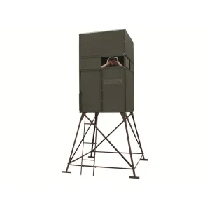 Texas Hunter Trophy Box Blind Single with 4' Tower