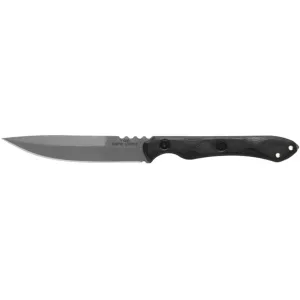 TOPS Knives Rapid Strike  Fixed Blade Knife 4.13" Double Edged 154CM Tumble Blade G-10 Handle Black