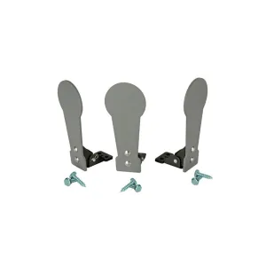 Challenge Targets Handgun Auto-Reset Popper Plates Steel Set of 3