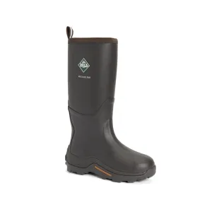 Muck Boots Men's Wetland Pro Waterproof Snake Boots Rubber Brown 8 D