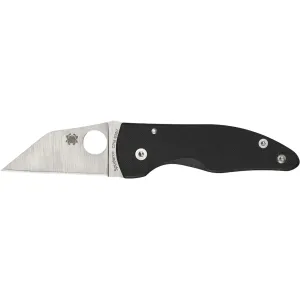 Spyderco Microjimbo Pocket Knife 2.45" Wharncliffe CPM S30V Satin Blade G-10 Handle Black
