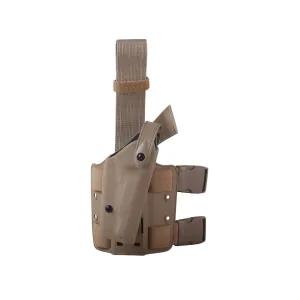 Safariland 6004 SLS Tactical Drop Leg Holster Right Hand Glock 19, 19X, 23, 32, 45 Polymer Flat Dark Earth