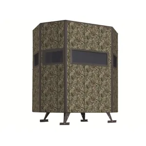 Texas Hunter Wrangler Rifle 5' x 7' Box Blind With 18" Legs TrueTimber Camo