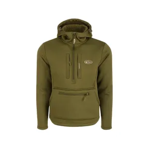 Drake Men's Ultimate Wader Quarter Zip Hoodie Olive 2XL