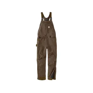 Carhartt Men's Super Dux Relaxed Fit Insulated Bibs Coffee 2XL