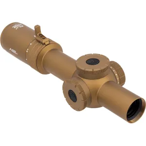 Primary Arms PLxC Compact Rifle Scope 1-8x 24mm Illuminated ACSS Nova Fiber Wire Reticle Flat Dark Earth