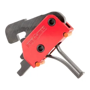 POF-USA Straight Drop-In Trigger Group Straight with Anti Walk Pins AR-15 Trigger 3.5 lb Single Stage Red