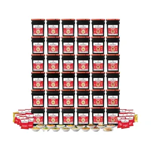 ReadyWise 4320 Serving Vegetarian Entree and Breakfast Freeze Dried Food Kit