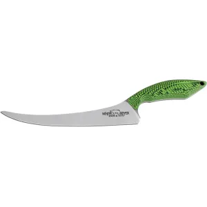 White River Knives Step-Up Fillet Knife 8.5" Trailing Point CPM S35VN Stonewashed Blade G-10 Handle Green/Black