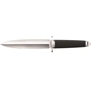 Cold Steel Tai Pan San Mai Fixed Blade Knife 7.5" Spear Point San Mai VG-10 Satin Blade Kray-Ex Handle Black