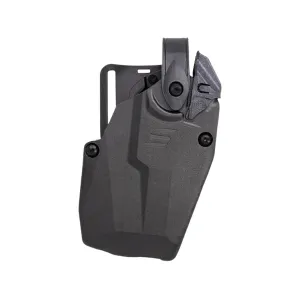 Safariland Safarivault Level 3 Duty OWB Holster Right Hand Glock 17, 19, 19X, 22, 23, 31, 32, 38, 45, 47 with Streamlight TLR 7,8 Polymer Black