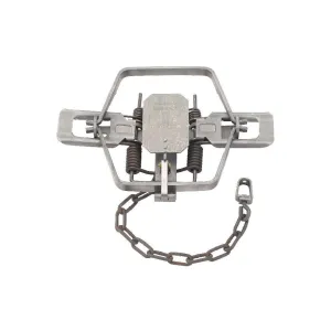 Duke #4 Square Jaw 4x4 Coil Spring Trap Steel 12PK