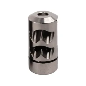Salmon River Solutions Ti Pro 2 Muzzle Brake 30 Caliber 5/8"-24 Thread .860" Dia Titanium