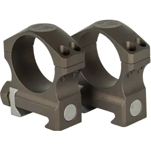 Nightforce X-Treme Duty Ultralite 4 Hole Picatinny 30mm Scope Rings Dark Earth Extra-High