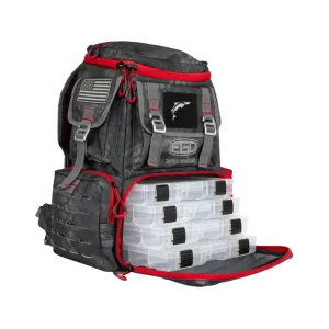 EGO Kryptek Tackle Backpack with 4 Utility Boxes Typhon