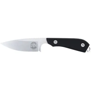 White River Knives M1 Pro Fixed Blade Knife 3" Drop Point CPM MagnaCut Stonewashed Blade G-10 Handle Black