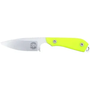 White River Knives M1 Pro Fixed Blade Knife 3" Drop Point CPM MagnaCut Stonewashed Blade G-10 Handle Hi-Vis