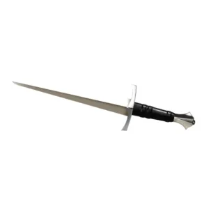 Cold Steel Italian Dagger 19-3/8" 1055 Carbon Steel Blade Leather Wrapped Handle Black
