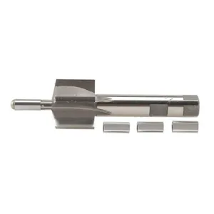 PTG 11-Degree Muzzle Crown Facing Tool with 22 Caliber to 6mm 4 Pilot Set (.217, .218, .219, .236)