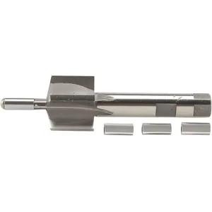 PTG 11-Degree Muzzle Crown Facing Tool with 30 Caliber and Up 4 Pilot Set (.300, .312, .330, .366)