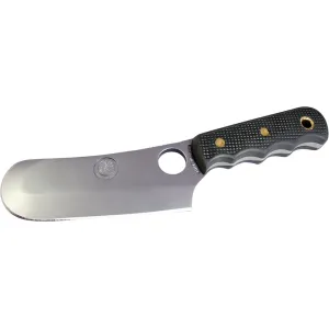 Knives of Alaska Brown Bear Fixed Blade Knife 6.5" Cleaver D2 Bead Blasted Blade SureGrip Handle Black