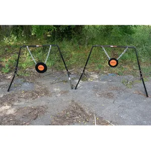 Viking Solutions Complete Gong Target System Combo 8" and 10" Gongs 3/8" AR500 Steel