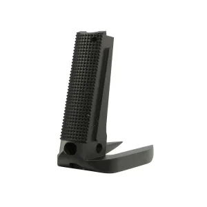 Nighthawk Custom 1 Piece 1911 Government, Commander Mainspring Housing and Magwell 25 LPI Checkering with Lanyard Loop Blue