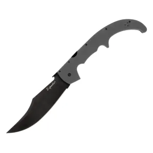 Cold Steel Espada XL Pocket Knife 7.5" Clip Point AUS-10 Black Blade G-10 Handle Gray