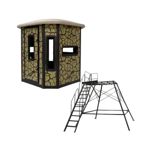 Muddy Bull Box Blind with Premium 10' Tower