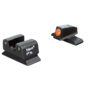 Trijicon HD Night Sight Set for Beretta PX4 Storm Compact Steel Matte 3-Dot Tritium Green with Orange Front Dot Outline