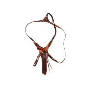 Triple K 602 Hunter's Shoulder Holster Right Hand Colt 1851 Navy, 1860 Army 8" Leather Havana