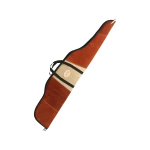 Hunter Scoped Rifle Case 50" Suede-Leather Tan