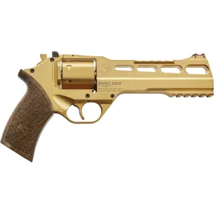 Chiappa Rhino 60 SAR 357 Magnum Revolver 6" Gold Barrel 6 Round Walnut Grip