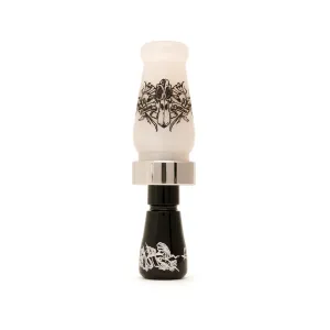 RNT Daisy Cutter Acrylic Duck Call Pearl and Black
