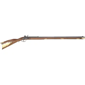 Pedersoli Kentucky Flintlock Rifle 50 Caliber 35" Blued Barrel Walnut Stock